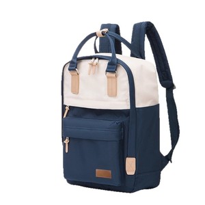 Custom Panelled Laptop <b>Backpack</b> <b>Large</b> Capacity Unisex Casual Shoulder Straps Softback Polyester Lining - Product Image 3