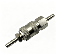 Raccord pneumatique de style européen, connecteur femelle queue de rat, prise de tuyau d'air, raccord rapide de style pagode 8 mm (1/4 pouce) OEM