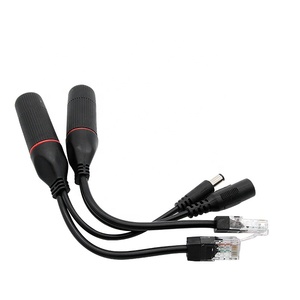 Không thấm nước thụ động điện qua ethernet Splitter phun 12V 10/100Mbps RJ45 Cáp tách cho IP CCTV Camera Wifi <span class=keywords><strong>Router</strong></span> NVR - Product Image 2