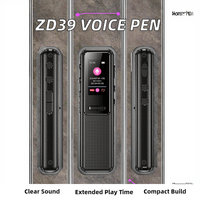 ZD39 pena rekaman saku logam Mini, perekam suara MP3 Audio Digital 48KHZ 1536kbps Format untuk Konferensi & kuliah
