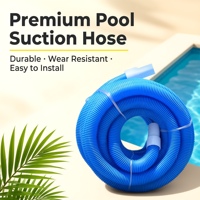 Tuyau d'aspiration flottant en PVC renforcé anti-écrasement ondulé pour nettoyeur de piscine