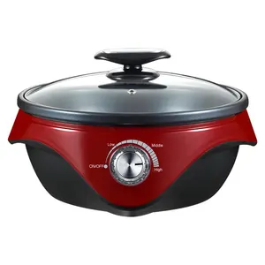 Penjualan terlaris peralatan memasak grosir dapur 6L baja tahan karat kontrol suhu multi Cooker panci panas listrik