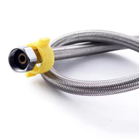 FEIDU Qualité Flexible Tressé En Acier Inoxydable Spirale Fil Toilette et Douche Tuyau Lavabo Entrée Eau Tuyau pour Plomberie