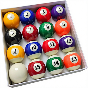 MoyanSuper Jeu <span class=keywords><strong>de</strong></span> billes <span class=keywords><strong>de</strong></span> <span class=keywords><strong>billard</strong></span> 2-1/4 pouces, 16 billes en résine <span class=keywords><strong>de</strong></span> polyester, taille et poids réglementaires, ensemble complet en boîte, remplacement <span class=keywords><strong>de</strong></span> billes <span class=keywords><strong>de</strong></span> <span class=keywords><strong>billard</strong></span> - Product Image 1