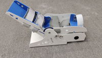 Entrenador Eléctrico de Rehabilitación de Tobillo y Pie Caído de Acero Inoxidable, Ejercitador de Flexión y Extensión, Estiramiento de Ligamentos, Fractura