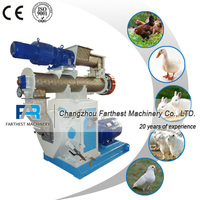 L'anneau le plus lointain de 1 tonne par heure meurent des machines de granulateur d'alimentation de poulet de moulin de granule de foin