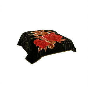 Couverture en polyester gaufré de luxe, effet vison, 5 kg, 842 GSM, douce et chaude, pour lit, hiver, Raschel, pour la maison et l'hôtel - Product Image 1