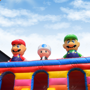 <span class=keywords><strong>Castillo</strong></span> hinchable al aire libre de nuevo diseño con tobogán Super Mario Bounce House Playground para niños - Product Image 5