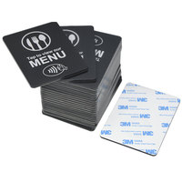 Stiker Meja Akrilik Tahan Air 13.56MHz Grosir, Pesan Kartu RFID Menu Terprogram untuk Meja Restoran