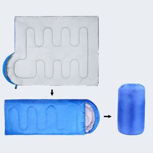 Sac de voyage d'urgence pour l'extérieur, 4 saisons, hiver -20°C, sacs de couchage enveloppants en duvet pour enfants, portables pour le camping - Product Image 2