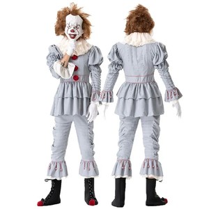 Disfraz <span class=keywords><strong>de</strong></span> Payaso <span class=keywords><strong>Pennywise</strong></span> para Adultos, Conjunto <span class=keywords><strong>de</strong></span> Fiesta <span class=keywords><strong>de</strong></span> Carnaval y Halloween, <span class=keywords><strong>Traje</strong></span> <span class=keywords><strong>de</strong></span> TV y Cine, Ropa Superior <span class=keywords><strong>de</strong></span> Poliéster para Hombre - Product Image 6