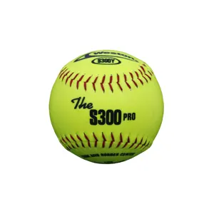 Factory Price 12 Inch Synthetic Leather Cover Softball High Grade Cork Center WESTON S300Y PRO