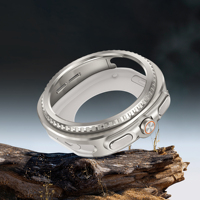 Protection d'écran rotative en alliage de zinc de 46 mm pour montre connectée Samsung Galaxy Watch 8
