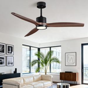 52インチABS3枚羽根3色調光高級DC大型モダンLED大型シーリングファンライト付き - Product Image 2