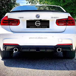 Difusor de Fibra de Carbono F30 para <span class=keywords><strong>BMW</strong></span> Serie 3 F30 F35 320i 328i <span class=keywords><strong>335i</strong></span> 340i <span class=keywords><strong>M</strong></span>-Sport, Labio Trasero <span class=keywords><strong>M</strong></span>-tech <span class=keywords><strong>M</strong></span> Sport, Difusor Trasero LED - Product Image 6