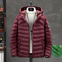 Veste matelassée à bulles L-7XL surdimensionnée, légère et chaude personnalisée pour hommes Veste bouffante Manteau en duvet pour hommes