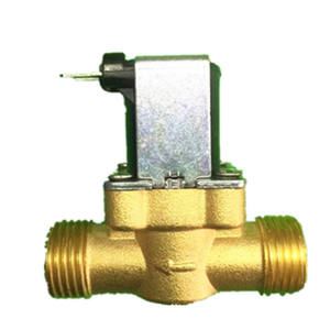 Válvula Solenoide de Entrada Normalmente Cerrada, Totalmente de Cobre, para Calentadores de Agua Solares, Cuatro Puntos en Paralelo, Doble Rosca Externa - Product Image 1
