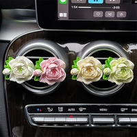 Diffuseur de parfum en pierre de gypse pour grille d'aération de voiture, désodorisant et décoration intérieure pour femmes, vente en gros