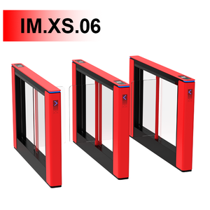 Porte de tourniquet de barrière d'oscillation nouvellement conçue avec le lecteur de code QR et de carte d'identité populaire pour des stades et des gymnases de football - Product Image 1