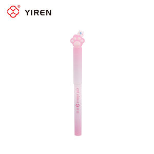 Stylo plume magnétique en plastique YIREN, motif dessin animé amusant, avec embout en silicone 3D en forme de patte de chat, prise en main confortable, cadeau idéal pour les fournitures scolaires - Product Image 3