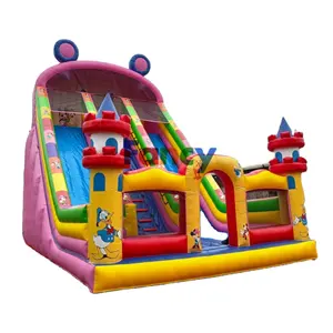 CE parque temático inflável para venda/inflável playground indoor/usado comercial bouncer inflável para venda