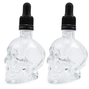 Manufacturers Wholesale Transparent <strong>Skull</strong> Shape Cosmetics <strong>Bottle</strong> Essential Oil Nail Polish <strong>Bottle</strong> Perfume <strong>Glass</strong> <strong>Bottle</strong> - Product Image 2