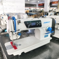 Machine à coudre plate à point noué JUKKY JK9806T-H, robuste, avec coupe-fil automatique, 5000 points/min, moteur à entraînement direct, neuve pour Jennis
