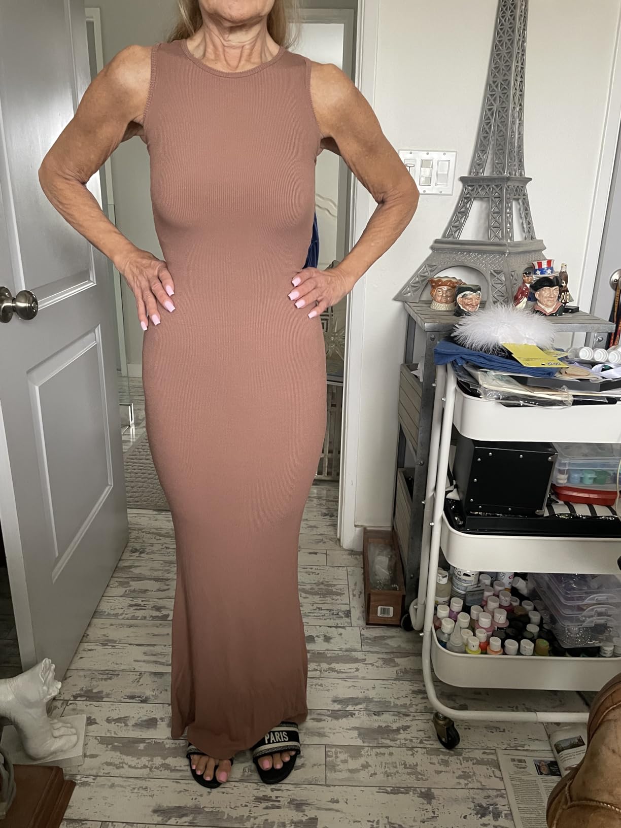 Shop Wholesale Shapewear Maxi Dress - 9 in 1 Fitted Dress Shop Wholesale Shapewear Maxi Dress - 9 in 1 Fitted Dress