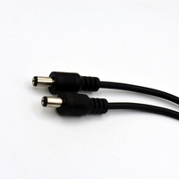 Adaptateur de prise mâle/femelle d'alimentation DC 5A avec contact en cuivre et boîtier en nylon avec connecteurs 5,5/2,1/2,5 mm