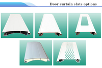 Porte à enroulement automatique en aluminium sur mesure avec design minimaliste et structure robuste pour projets commerciaux à l'étranger