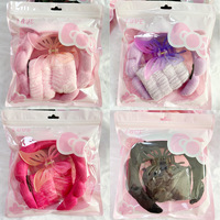 Bando Rambut Gaya Korea Sweet Cloud, Jepit Rambut Cuci Muka, Gelang Bunga, Spons Pembersih Wajah, Bando Rias, Model Rambut 2