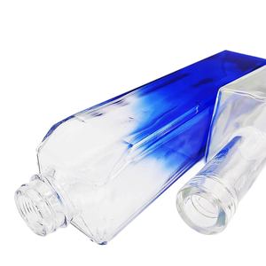 Envases de Vidrio Plano de Calidad con Proceso de Degradado de Color para Bebidas como <span class=keywords><strong>Vodka</strong></span> y Tequila, Tamaños Personalizables - Product Image 1