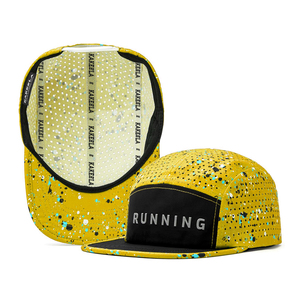 Casquette de baseball en PVC avec impression de peinture personnalisée en nylon SNAPBACK imperméable à l'eau pour extérieur - Product Image 1