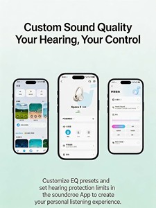 Soundcore Anker Q20i Wireless Headphone with ANC Function for Playing Game Listening Music Headsets PC Game Headphone <b>Microphone</b> - Product Image 6