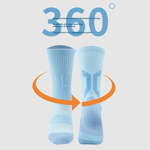 Calcetines de Baloncesto Profesionales para Jóvenes, de Alta Gama, Acolchados, de Compresión, Transpirables, de Secado Rápido y Absorción de Humedad, al por Mayor - Product Image 2