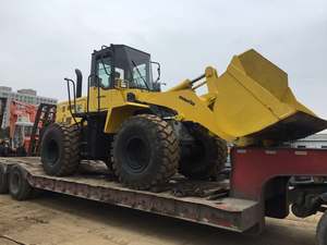 Chargeur sur pneus utilisé de haute qualité KOMATSU WA320-3 WA380 charge nominale de 20 tonnes importée du Japon bon prix à Shanghai - Product Image 3