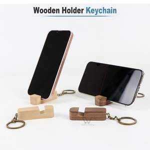 Nouvelle Tendance 2026 : Porte-clés Multifonction en Bois et Support Téléphone Portable - Product Image 4