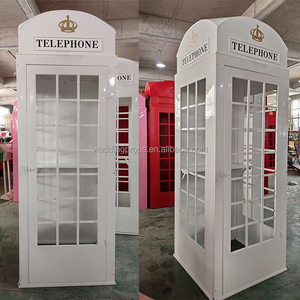 White Phone <strong>Booths</strong> for Sale Telephone <strong>Booth</strong> London Wedding Telephone <strong>Booth</strong> for Wedding Events <strong>Decoration</strong> - Product Image 2