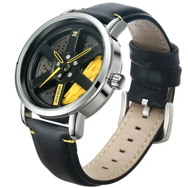YAZOLE N922 High-end Brand Men's Quartz Wrist Watches Fashionable Rotating Wheel Design Sports Waterproof Quartz Watch for Men