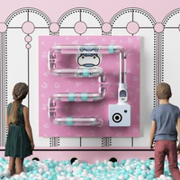 Équipement de terrain de jeu interactif intérieur Leber Electric, jeux de mur à balles, jeux doux, parc d'attractions, salle sensorielle, 3-12 ans
