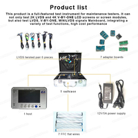Chine Version 2in1 fonction EXV2080 TV-carte mère et testeur d'écran outil de Diagnostic pour LVDS/miniLVDS/4K-VBY1