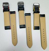 Bracelet de montre en cuir de veau tanné végétal Ming Fung Fashion, faible MOQ, multicolore, 18MM 20MM 22MM 24MM, 4 couches, perforations laser