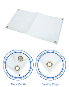 Bord de jardin en PVC blanc, 0.6mm 730gsm, tissu ignifuge pour aquarium, toile de serre - Product Image 3