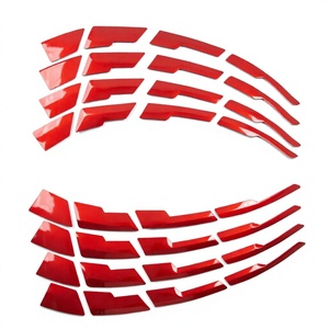 Pegatinas Autoadhesivas Reutilizables para Ruedas de Coche, Material de PVC Tridimensional, Grosor de 0.5 Mil, Color Único - Product Image 4
