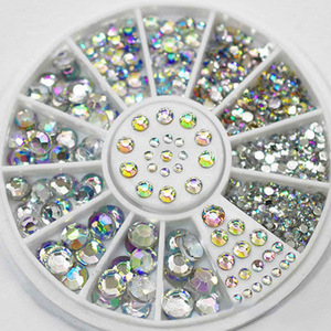 Strass 3D pour ongles de couleurs mélangées, paillettes acryliques à dos plat, décorations de bijoux, accessoires de nail art DIY - Product Image 6