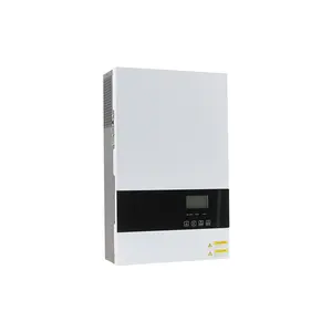 Inverter tenaga surya MPPT Off-Grid, Set Kit Inverter 6KW 48V DC/AC fase tunggal dengan baterai