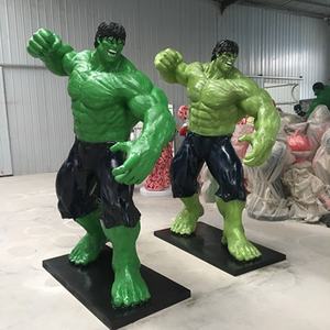 Escultura Personalizable de <span class=keywords><strong>Hulk</strong></span> para Decoración de Interiores Figura de Acción de Superhéroe Famoso de Película Artesanía en Fibra de Vidrio para Gimnasio - Product Image 3