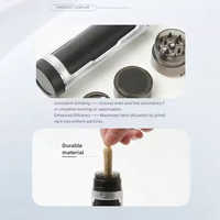 Nouveau broyeur de fumée en plastique biodégradable à deux couches de chanvre de 56mm