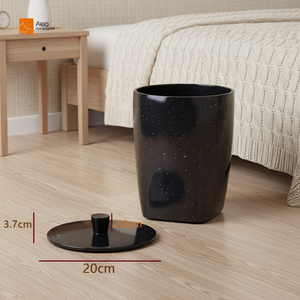 Poubelle de table en résine écologique de haute qualité Aleo, résistante aux traces, recyclable, <span class=keywords><strong>pour</strong></span> accessoires de salle de bain d'hôtel - Product Image 4