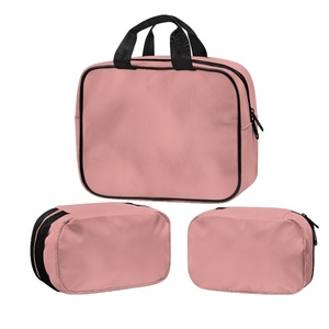 Juego de 3 Bolsas de Viaje para Cosméticos y Artículos de Aseo, de Poliéster, con Impresión Personalizada, Directo de Fábrica, OEM - Product Image 2